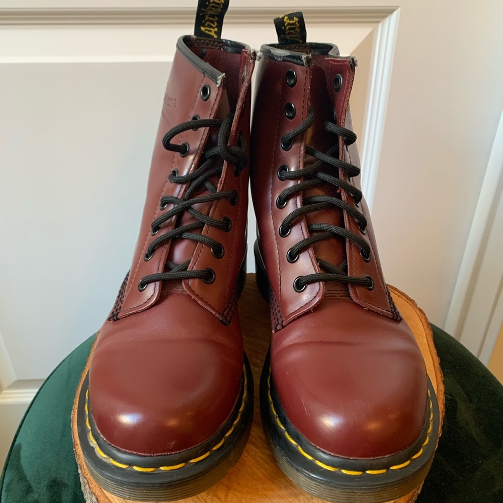 Red Dr. Martens!